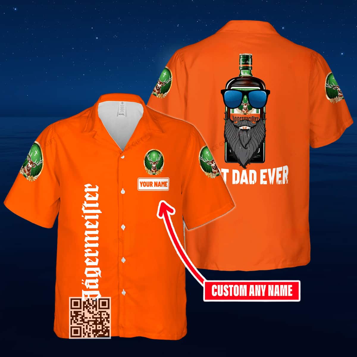 Personalized Jagermeister Hawaiian Shirt Best Dad Ever Custom Name Personalized Jagermeister Hawaiian Shirt Best Dad Ever Custom Name