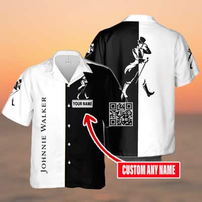 Johnnie Walker Hawaiian Shirt Gift For Whisky Lovers Custom Name