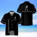 Black Johnnie Walker Hawaiian Shirt Gift For Whisky Lovers