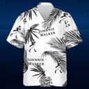 Johnnie Walker Hawaiian Shirt Palm Leaves Pattern Beach Lovers Gift Johnnie Walker Hawaiian Shirt Palm Leaves Pattern Beach Lovers Gift