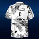 Johnnie Walker Hawaiian Shirt Palm Leaves Pattern Beach Lovers Gift