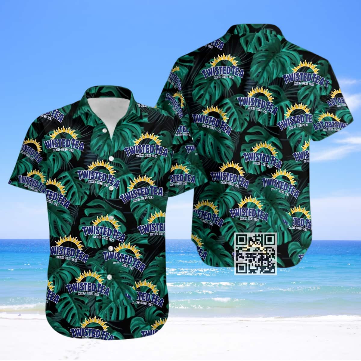 Twisted Tea Hawaiian Shirt Palm Leaves Pattern Best Beach Gift Twisted Tea Hawaiian Shirt Palm Leaves Pattern Best Beach Gift