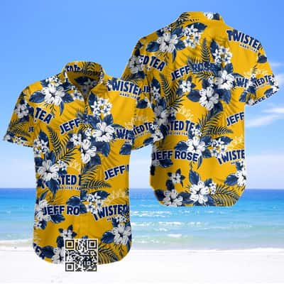 Twisted Tea Hawaiian Shirt Flower Pattern Custom Name Twisted Tea Hawaiian Shirt Flower Pattern Custom Name