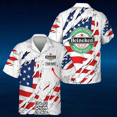 Personalized Heineken Hawaiian Shirt Beer Lovers Gift Personalized Heineken Hawaiian Shirt Beer Lovers Gift
