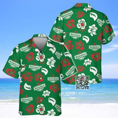 Summer Vibe Heineken Hawaiian Shirt Gift For Beach Lovers Summer Vibe Heineken Hawaiian Shirt Gift For Beach Lovers