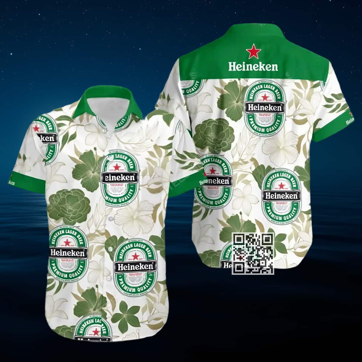 Heineken Beer Hawaiian Shirt Summer Gift For Friend Flower Pattern Heineken Beer Hawaiian Shirt Summer Gift For Friend Flower Pattern