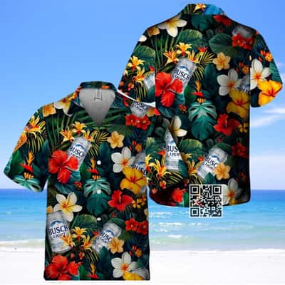 Summer Aloha Busch Light Beer Hawaiian Shirt Beach Gift For Friend