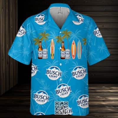 Busch Light Beer Hawaiian Shirt Gift For Beach Trip
