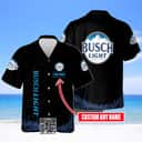 Busch Light Hawaiian Shirt Custom Name Gift For Husband