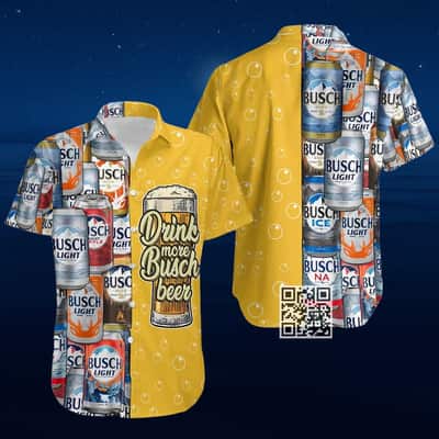 Busch Light Collection Hawaiian Shirt Beach Gift For Friend