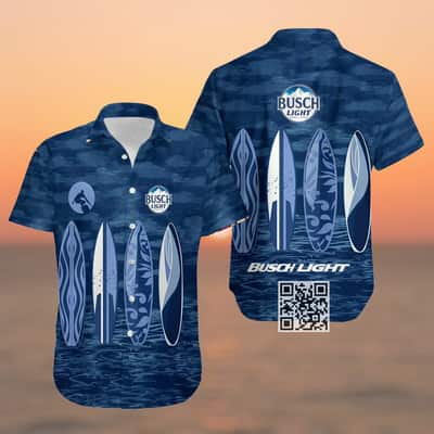 Busch Light Beer Hawaiian Shirt Practical Beach Gift