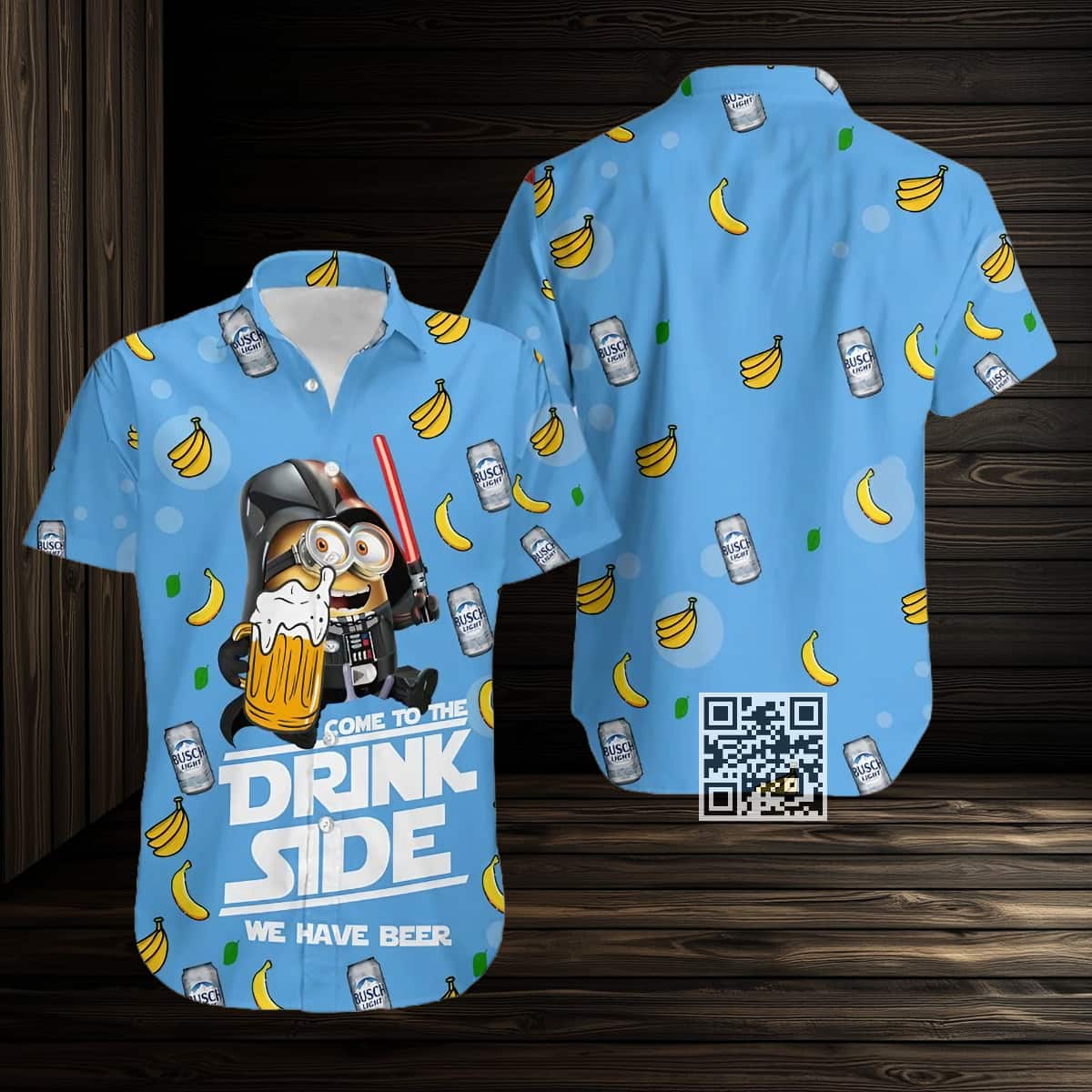 Come To The Drink Side We Have Busch Light Beer Hawaiian Shirt Come To The Drink Side We Have Busch Light Beer Hawaiian Shirt