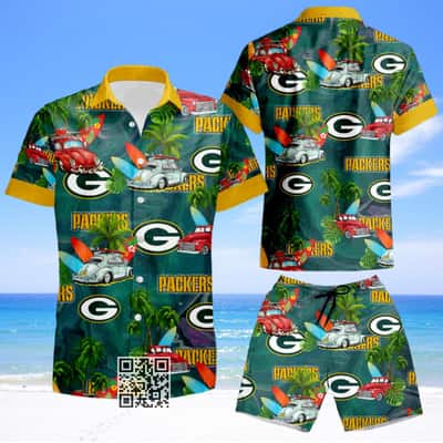 Summer Aloha Green Bay Packers Hawaiian Shirt Gift For NFL Fans Summer Aloha Green Bay Packers Hawaiian Shirt Gift For NFL Fans