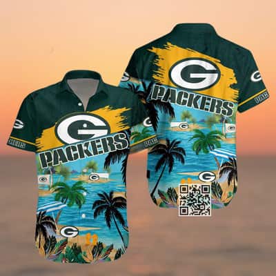 Summer Aloha Green Bay Packers Hawaiian Shirt Beach Gift For Friend Summer Aloha Green Bay Packers Hawaiian Shirt Beach Gift For Friend