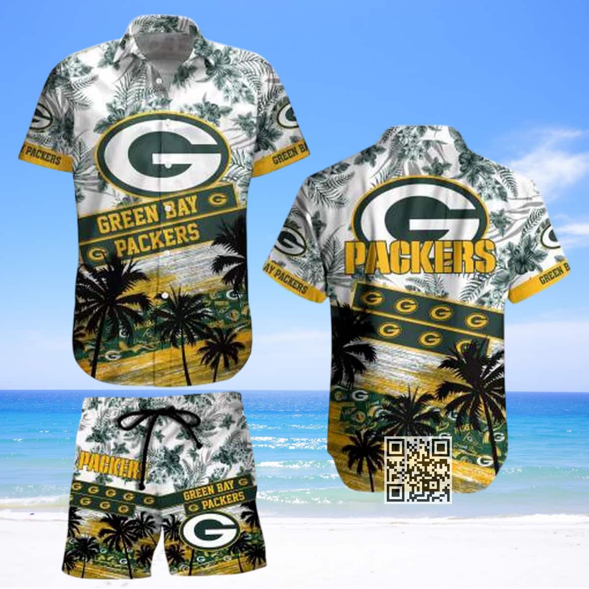 NFL Green Bay Packers Hawaiian Shirt Beach Gift For Him NFL Green Bay Packers Hawaiian Shirt Beach Gift For Him