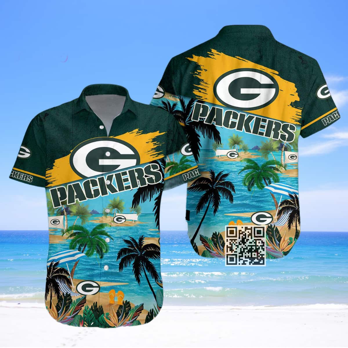 NFL Green Bay Packers Hawaiian Shirt Summer Beach Gift NFL Green Bay Packers Hawaiian Shirt Summer Beach Gift