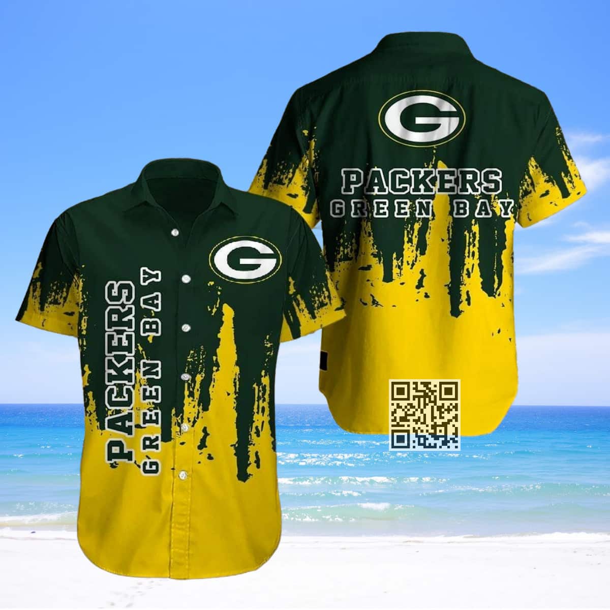 NFL Green Bay Packers Hawaiian Shirt Gift For Beach Lovers NFL Green Bay Packers Hawaiian Shirt Gift For Beach Lovers