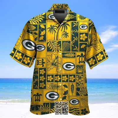 NFL Green Bay Packers Hawaiian Shirt Beach Gift For Friend