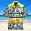 Vintage Aloha NFL Green Bay Packers Hawaiian Shirt Practical Beach Gift
