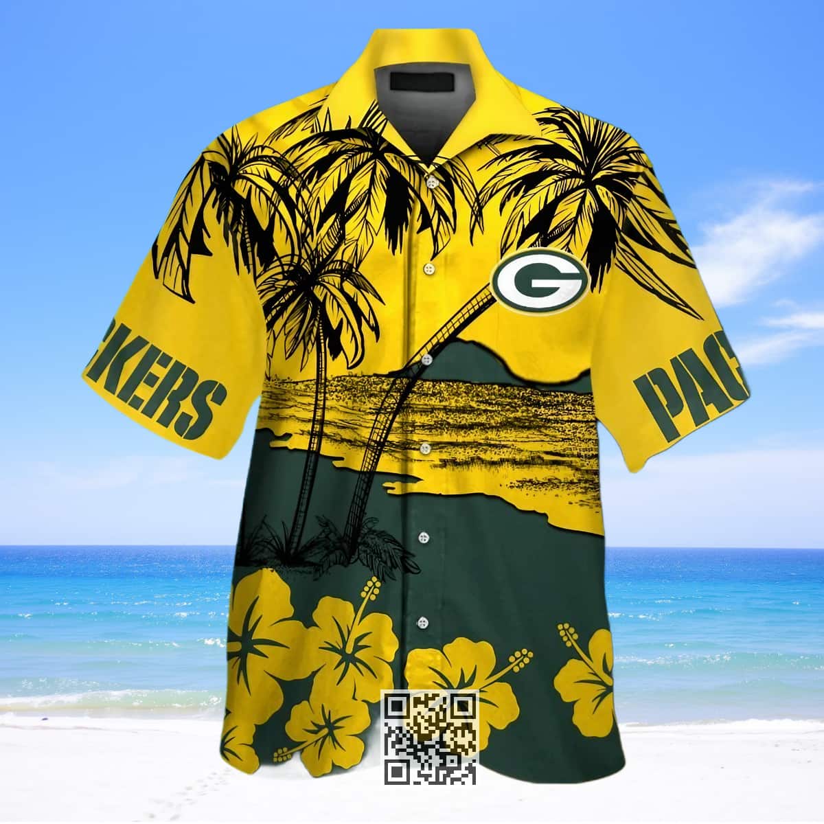 Summer Vibe NFL Green Bay Packers Hawaiian Shirt Beach Lovers Gift Summer Vibe NFL Green Bay Packers Hawaiian Shirt Beach Lovers Gift