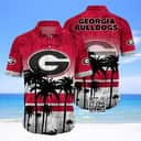 Vintage Aloha NCAA Georgia Bulldogs Hawaiian Shirt Summer Beach Gift