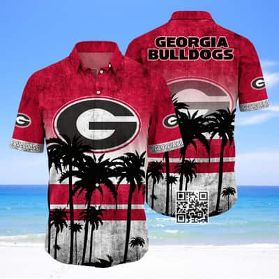 Vintage Aloha NCAA Georgia Bulldogs Hawaiian Shirt Summer Beach Gift