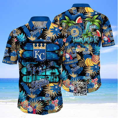 Summer Aloha MLB Kansas City Royals Hawaiian Shirt Beach Lovers Gift