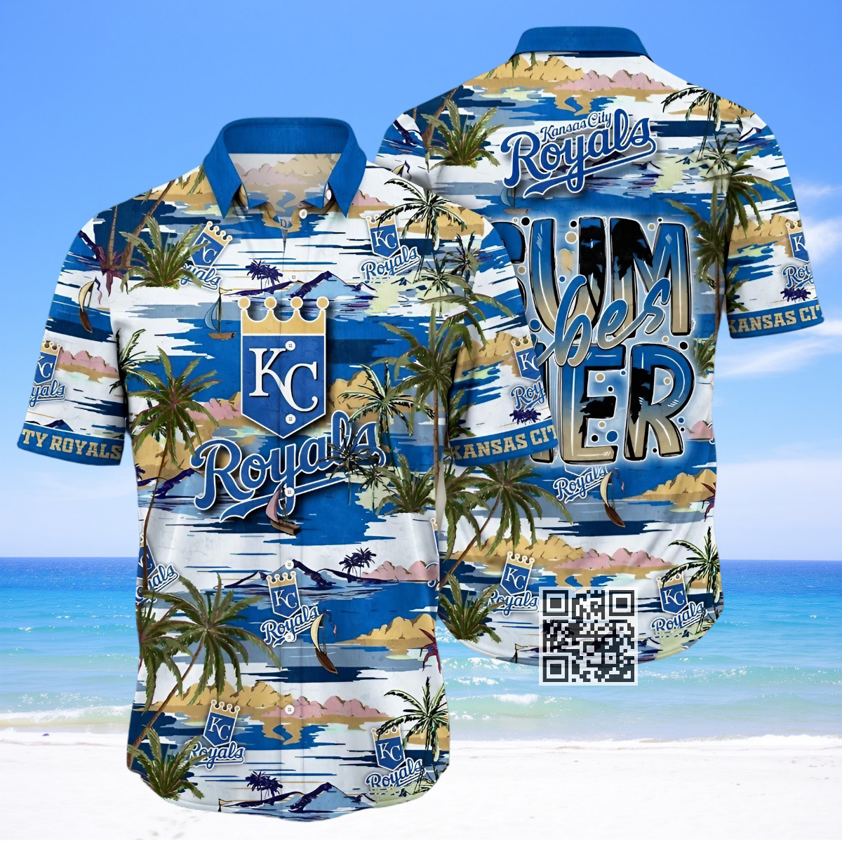Summer Aloha Kansas City Royals Hawaiian Shirt Gift For MLB Fans Summer Aloha Kansas City Royals Hawaiian Shirt Gift For MLB Fans