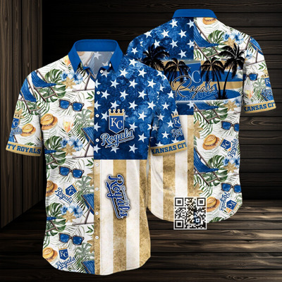 Vintage Aloha MLB Kansas City Royals Hawaiian Shirt Gift For Beach Lovers