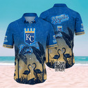 Vintage Aloha MLB Kansas City Royals Hawaiian Shirt Best Beach Gift