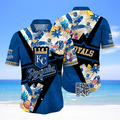 Kansas City Royals Hawaiian Shirt Pineapple Pattern Gift For MLB Fans