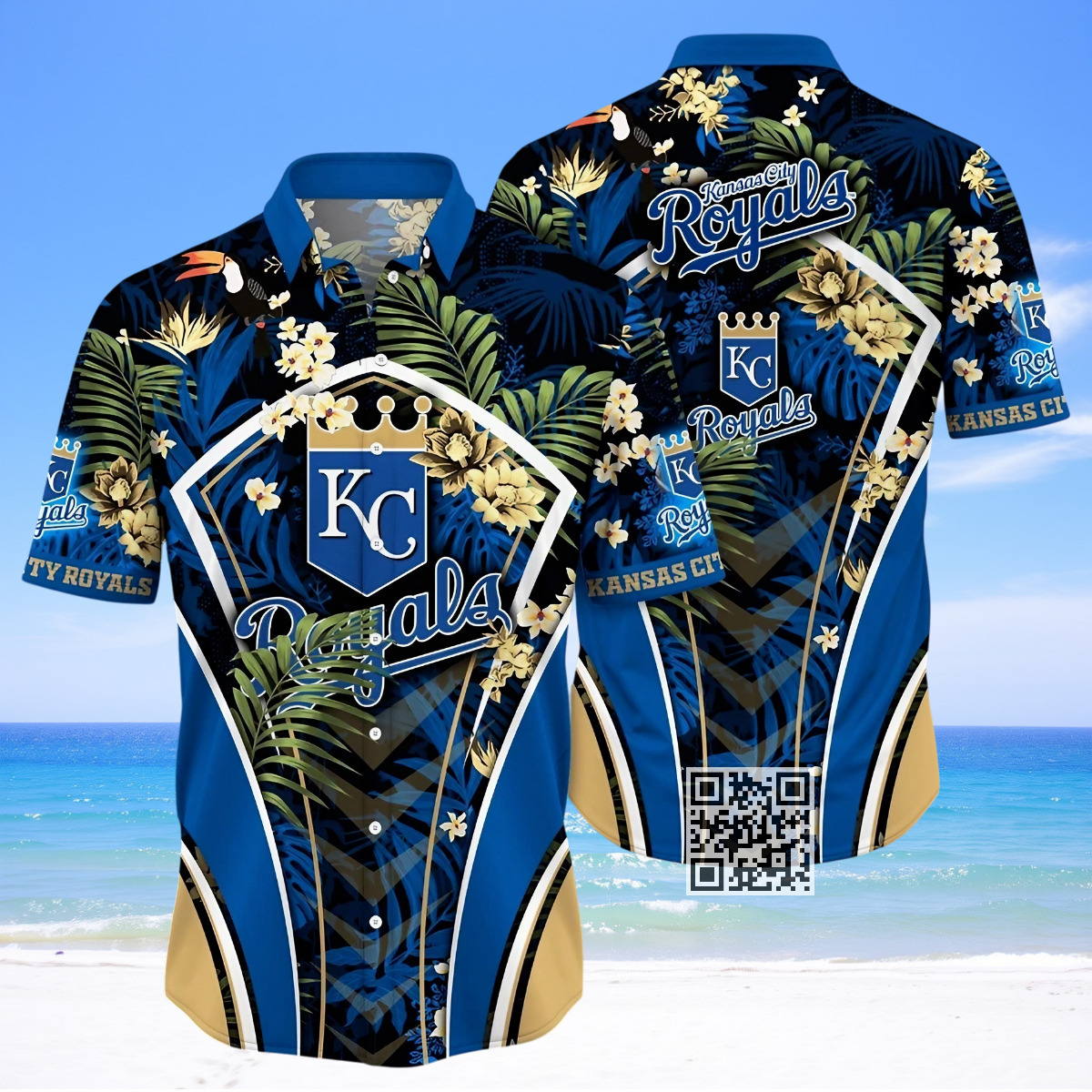 MLB Kansas City Royals Hawaiian Shirt Gift For Beach Vacation MLB Kansas City Royals Hawaiian Shirt Gift For Beach Vacation