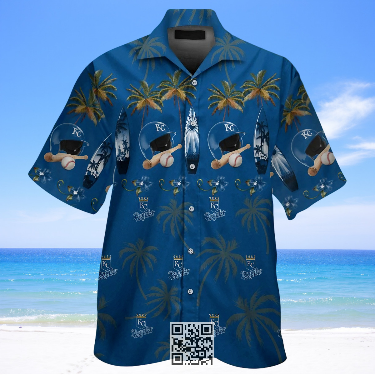MLB Kansas City Royals Hawaiian Shirt Practical Beach Gift MLB Kansas City Royals Hawaiian Shirt Practical Beach Gift