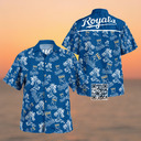 MLB Kansas City Royals Hawaiian Shirt Island Pattern