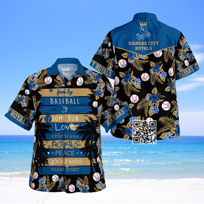 MLB Kansas City Royals Hawaiian Shirt Summer Vacation Gift