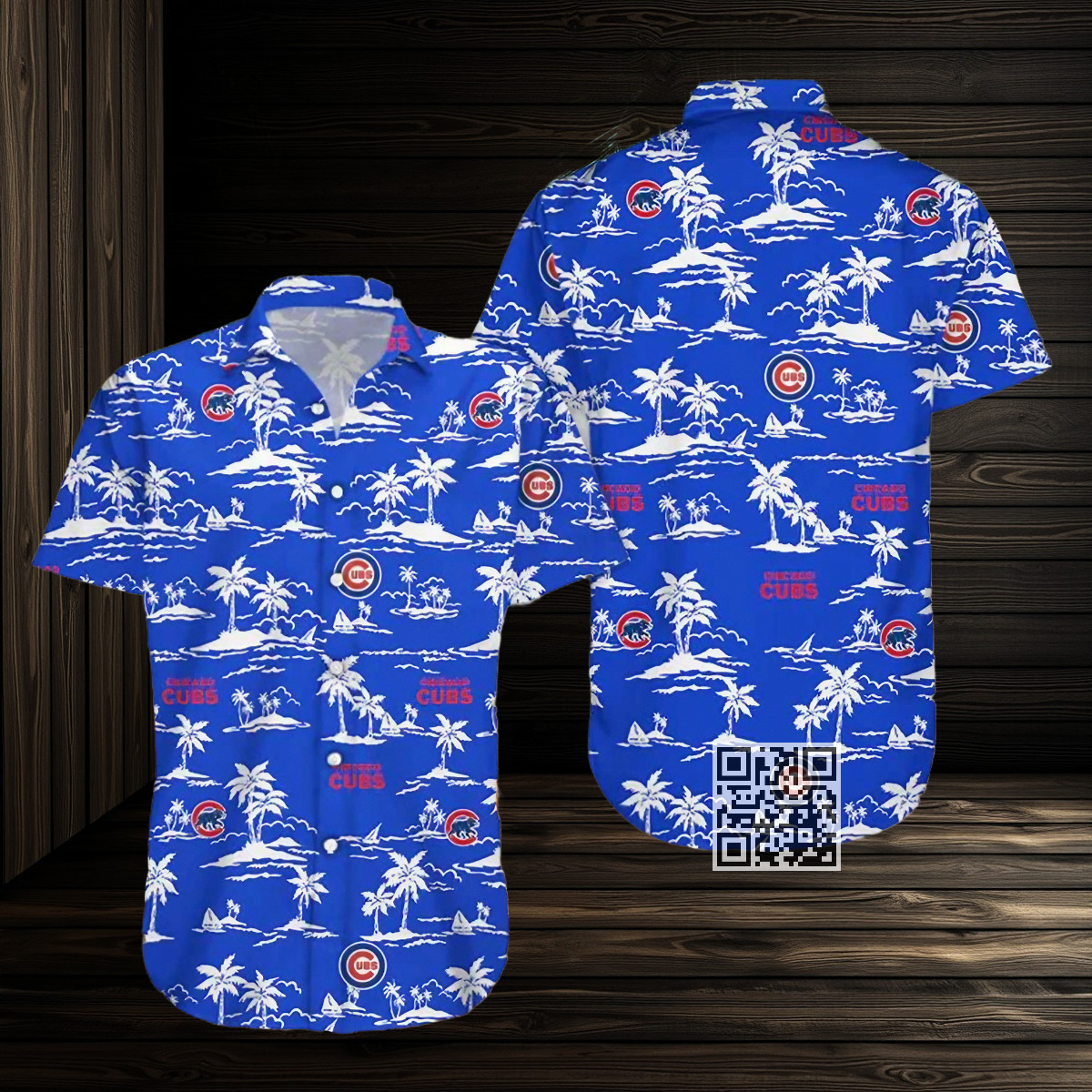 MLB Chicago Cubs Hawaiian Shirt Landscape Practical Beach Gift MLB Chicago Cubs Hawaiian Shirt Landscape Practical Beach Gift