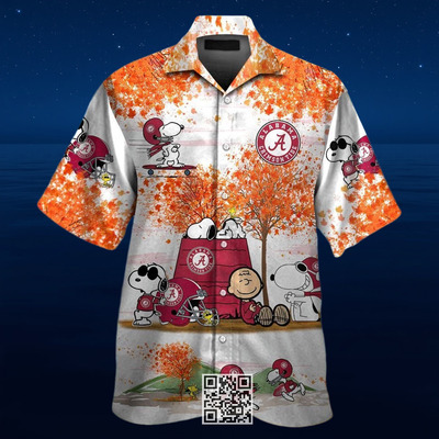 Snoopy NCAA Alabama Crimson Tide Hawaiian Shirt Best Beach Gift