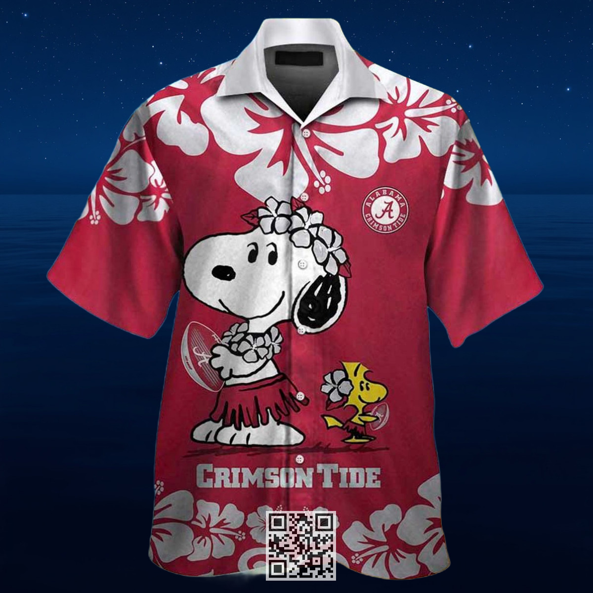 Snoopy Loves NCAA Alabama Crimson Tide Hawaiian Shirt Beach Lovers Gift Snoopy Loves NCAA Alabama Crimson Tide Hawaiian Shirt Beach Lovers Gift