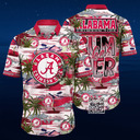 NCAA Alabama Crimson Tide Hawaiian Shirt Summer Vibes Best Beach Gift NCAA Alabama Crimson Tide Hawaiian Shirt Summer Vibes Best Beach Gift