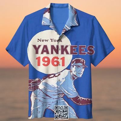 Vintage Aloha 1961 New York Yankees Hawaiian Shirt Beach Lovers Gift Vintage Aloha 1961 New York Yankees Hawaiian Shirt Beach Lovers Gift
