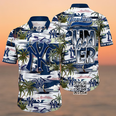 Aloha MLB New York Yankees Hawaiian Shirt Summer Vibes