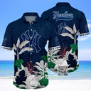 MLB New York Yankees Hawaiian Shirt Ocean Vibes Beach Lovers Gift