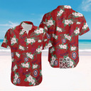 MLB Washington Nationals Hawaiian Shirt Hibiscus Flower Pattern
