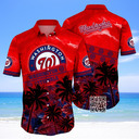 MLB Washington Nationals Hawaiian Shirt Summer Beach Gift
