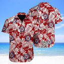 MLB Washington Nationals Hawaiian Shirt Palm Leaves Pattern Beach Lovers Gift