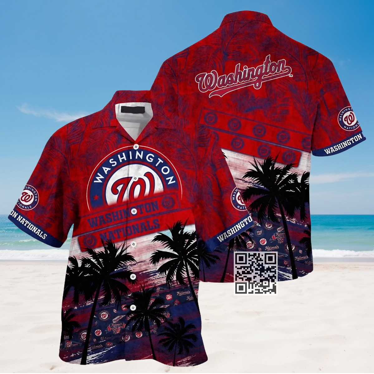 Vintage Aloha MLB Washington Nationals Hawaiian Shirt Trendy Summer Gift