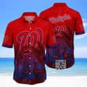 MLB Washington Nationals Hawaiian Shirt Flamingo Pattern