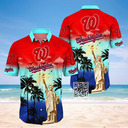 MLB Washington Nationals Hawaiian Shirt Statue of Liberty
