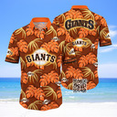 MLB San Francisco Giants Hawaiian Shirt Palm Leaves Pattern Summer Holiday Gift