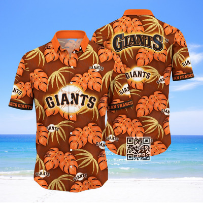 MLB San Francisco Giants Hawaiian Shirt Palm Leaves Pattern Summer Holiday Gift